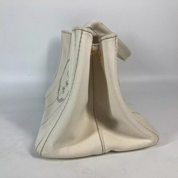 PRADA Logo Plate Canapa CANAPA Hand Bag - Picture 4 of 15